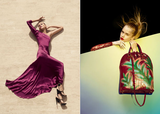 Yves Saint Laurent (2008) e Burberry (2014) - Foto: reprodução