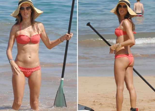 A top Alessandra Ambrósio exibe corpão em praia do Havaí - Fotos:reprodução