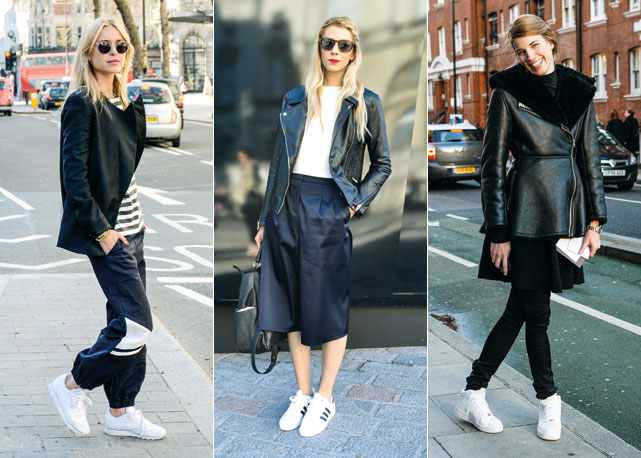 Os tênis caem de vez nas graças das fashionistas - Fotos: Reprodução/Harper's Bazaar