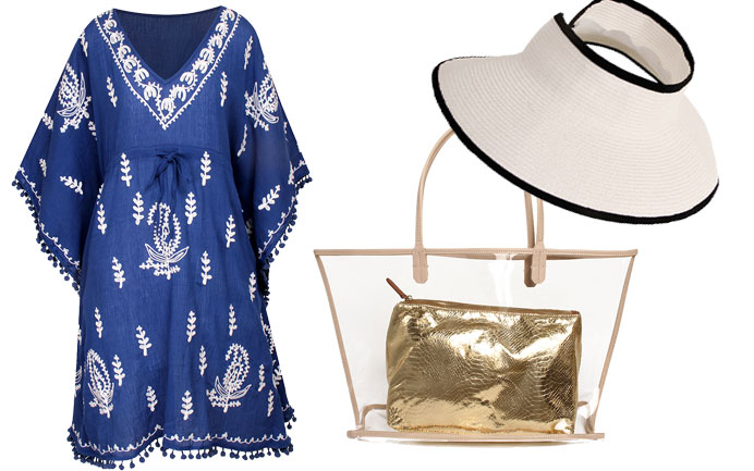 Kaftan (R$298), viseira (R$119) e bolsa (R$340) todos da SUB na SUB Summer - Fotos: divulgação