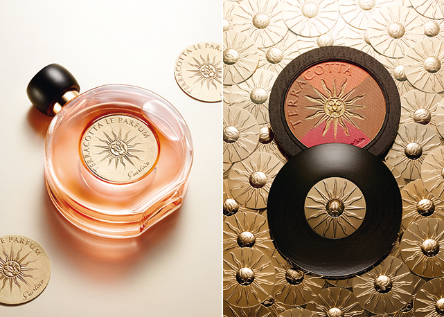 Terracota Le Parfum e o pó compacto Terracotta, ambos edição limitada - Fotos: Divulgação