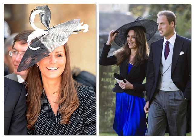 Kate Middleton e suas duas peças desenhadas pelo designer - Fotos: Getty Images