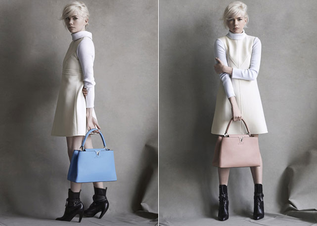 Michelle Williams para Louis Vuitton - Fotos: divulgação