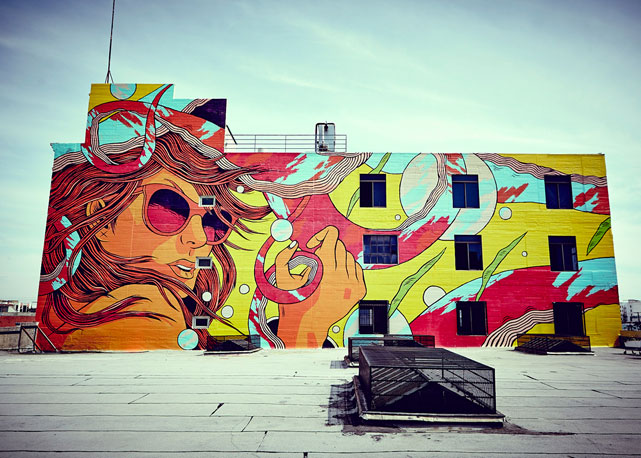 Mural Los Angeles do Bicicleta Sem freio - Foto: Reprodução