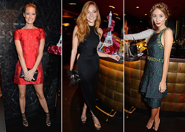 Da esquerda para a direita: Caroline Winberg, Clara Paget e Harley Viera Newton - Fotos: Getty Images