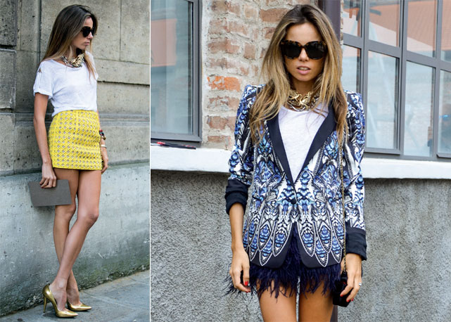 A italiana Erica Pelosini, nova streetstyle star - Fotos: reprodução/Harper's Bazaar
