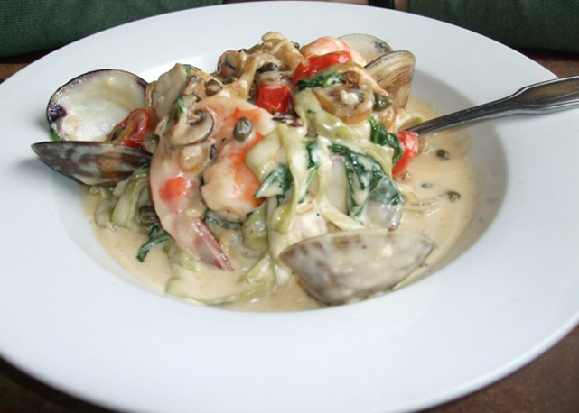 Clam chowder, do Grotto - Foto: divulgação