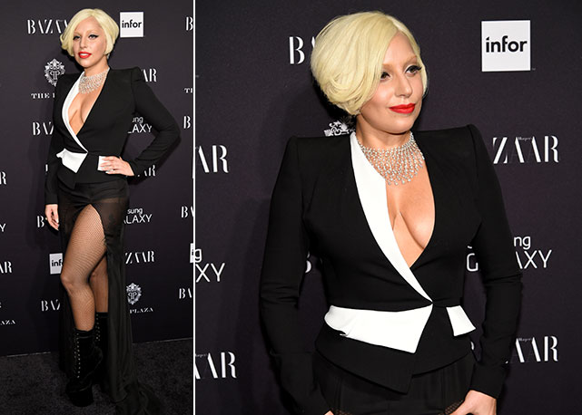 O look de Lady Gaga em Nova York - Fotos: Getty Images