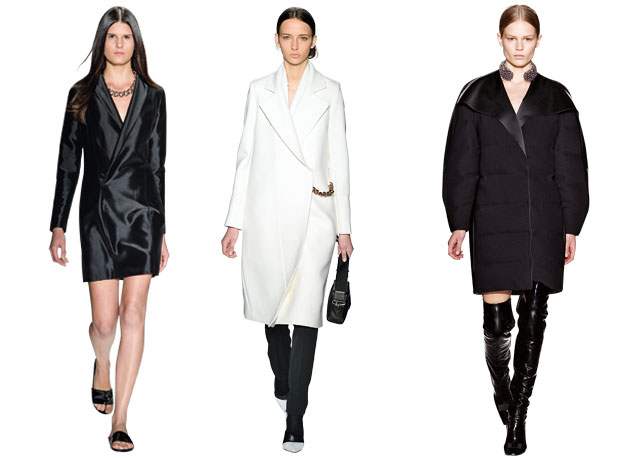 Da esquerda para à direita: Vitorino Campos verão 2015, Victoria Beckham invenro 2015 e Balenciagainvenro 2015 - fotos:reprodução/Bazaar