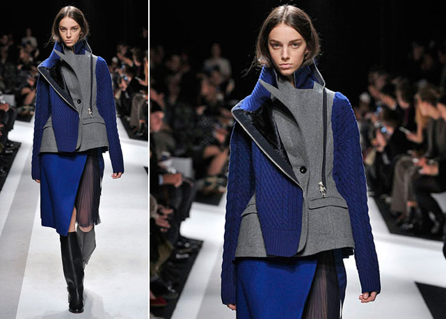 Inverno 2015 da Sacai - Foto: reprodução/Harper's Bazaar