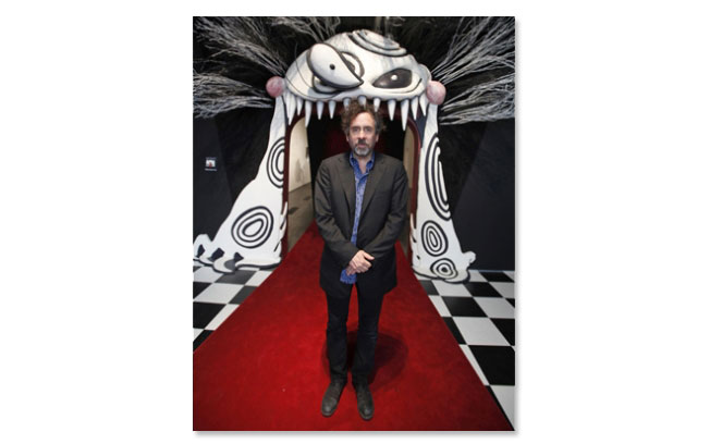 Tim Burton no Museu Moderno de Arte (MoMa) em Nova York - Foto: divulgação