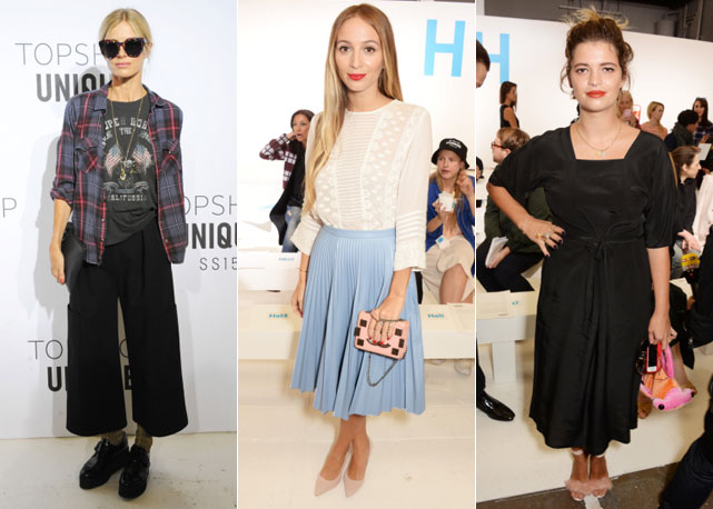 Laura Bailey, Pixie Geldof e Harley Vieira Newton - Fotos: Getty Images
