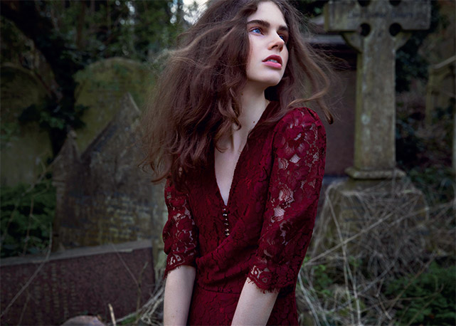 Looks do inverno 2015 da Vilshenko, neobrand mezzo russa, mezzo inglesa - Foto: reprodução/Harper's Bazaar