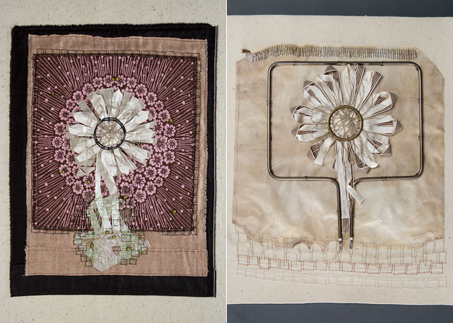 Duas obras da serie Mandalas Disfuncionais de f. marquespenteado - Fotos:divulgação