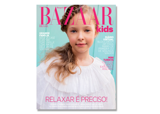 Capa da Bazaar Kids de outubro de 2014: já nas bancas! - Foto: reprodução/Harper's Bazaar