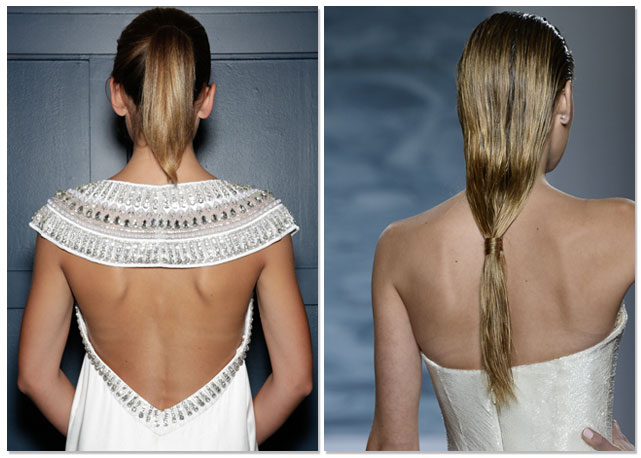 Polido paraTemperley e gloosy descontruída na Mark Zunino para Kleinfeld - Fotos: Getty Images