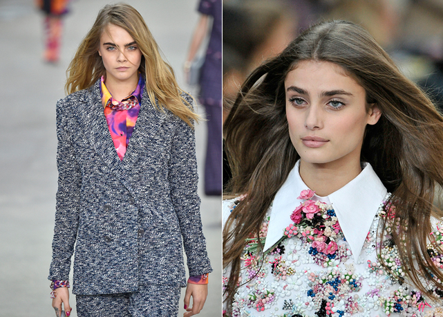 A Chanel deu preferência a naturalidade e exibiu as características originais dos cabelos de cada modelo - Fotos: Ag. Fotosite