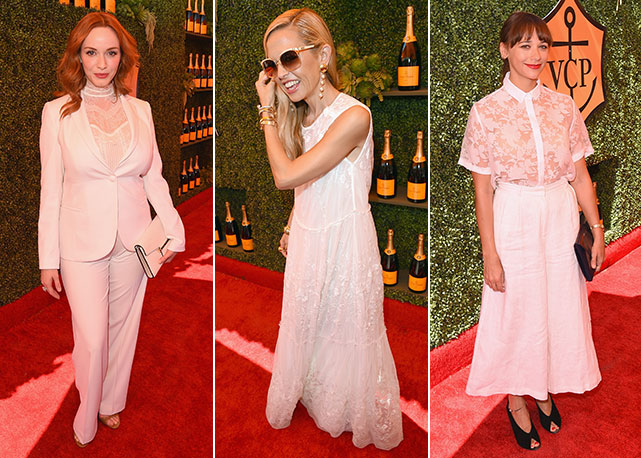 Da esquerda para a direita: Christina Hendricks, Rachel Zoe e Rashida Jones - Fotos: Getty Images
