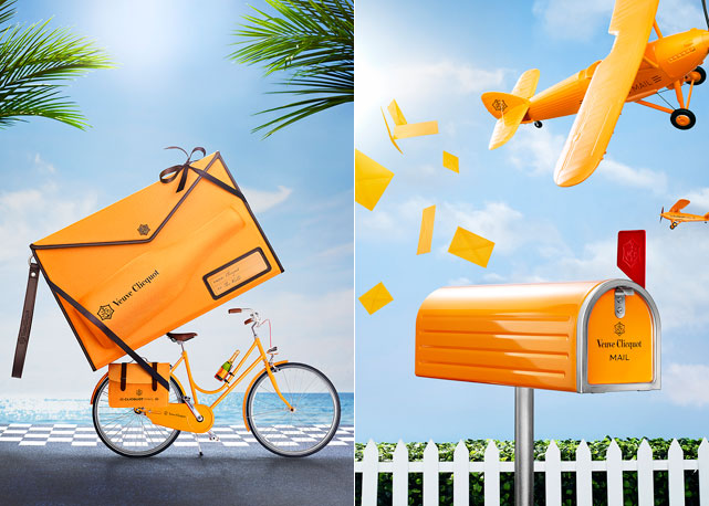 À esquerda a Clicquot Clutch e à direita o VCP Mailbox - Fotos: divulgação
