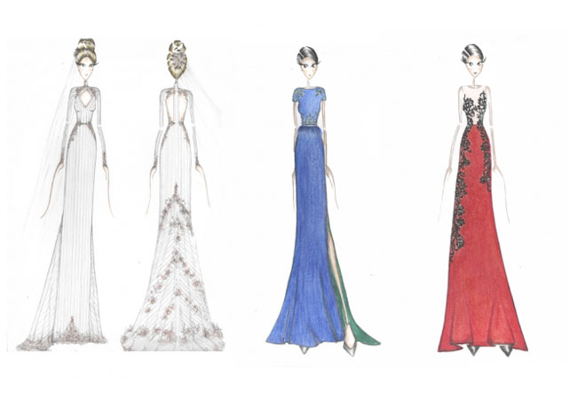 Arte Sacra: para o Minas Trend a grife mineira traz sua coleção "Transcend", com peças que fazem um contraponto entre o luxo extravagante e a polidez. São flores, plumas, pele de vison, e cristais Swarovski em peças fluidas, com decotes assimétricos e sensuais. Tudo isso em peças elegantérrimas - Fotos: divulgação