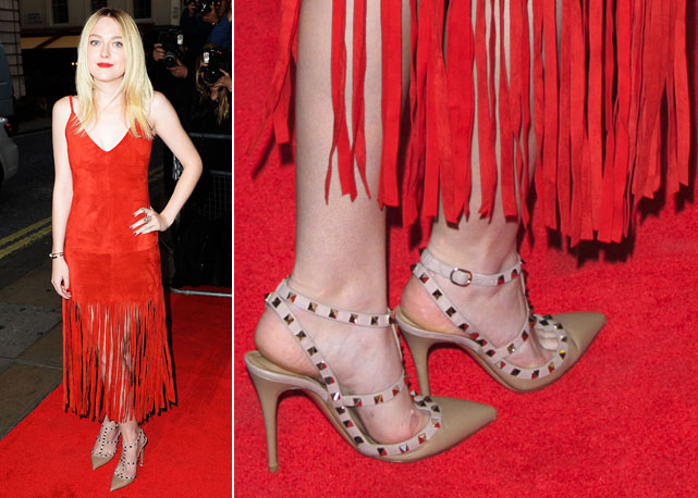 Dakita Fanning de Valentino... - Fotos: Getty Images