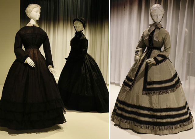 Mais trajes do  "Death Becomes Her: A Century of Mourning Attire" - Foto: reprodução