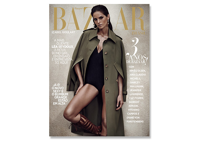 Hot stuff! Nossa capa de novembro - Foto: reprodução/Harper's Bazaar