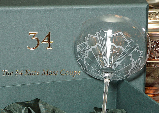 A taça, batizada de The 34 Kate Moss Coupe  - Fotos: Getty Images