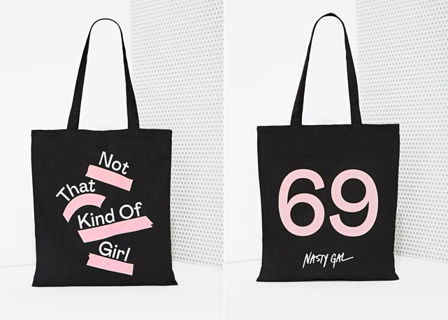 As ecobags de Lena Duham criadas em parceria com sua stylist - Foto: reprodução