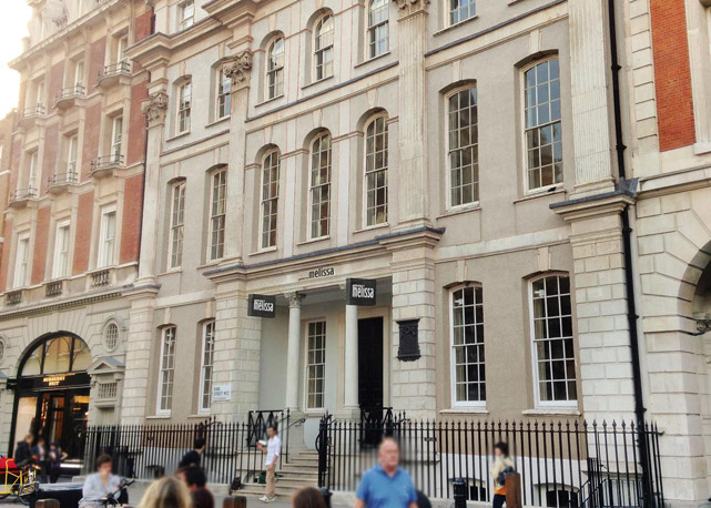 Fachada da Melissa em Londres - Foto: divulgação