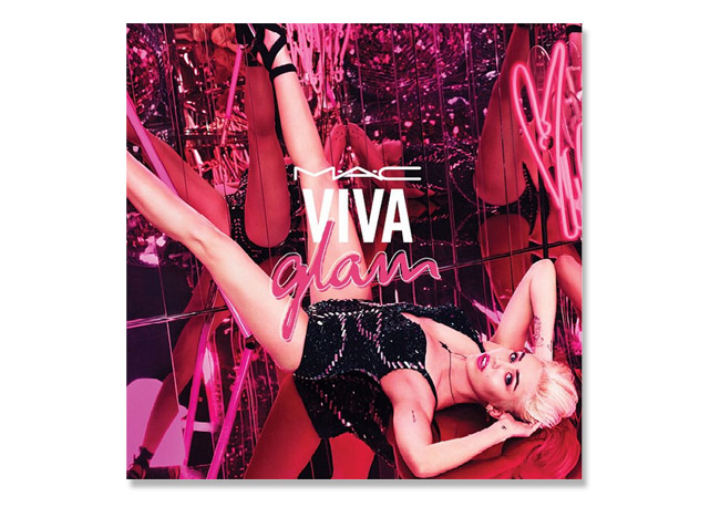 Primeiro clique de Miley Cirous para a M.A.C - Foto: divulgação