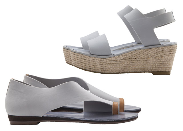 Rasteira (R$ 469) e plataforma (R$ 598) - Foto: divulgação