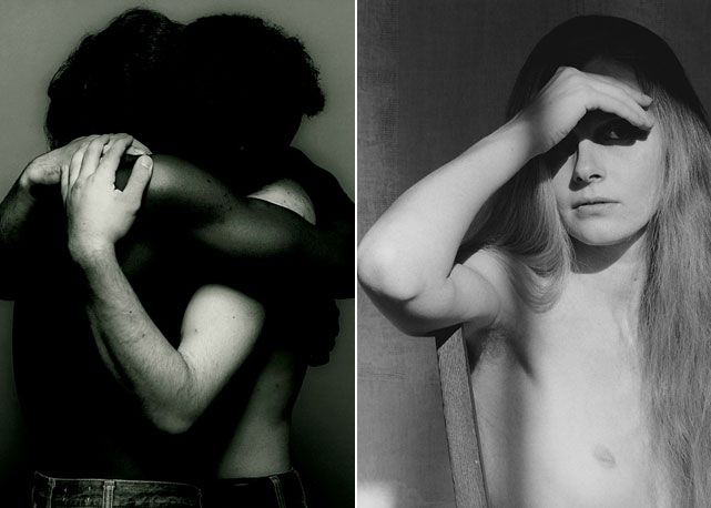 À esquerda, "Embrace", de 1982; à direita, "Carol Overby", de 1979 - Fotos: reprodução