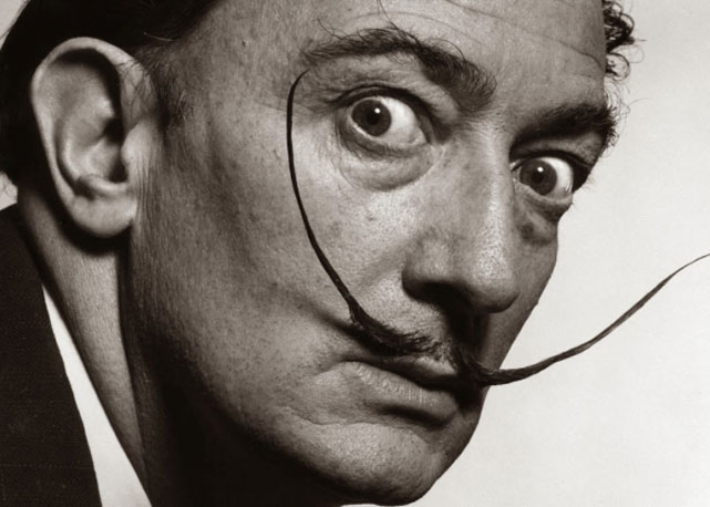  Fotografia de Dalí com seu famoso bigode. Expo tem-que-ver! - Foto: divulgação