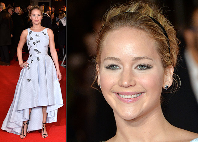 Jennifer Lawrence brilha com seu look Dior - Fotos: Getty Images