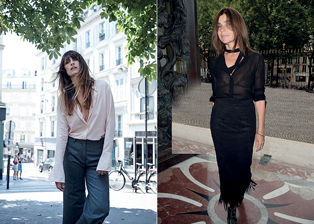 Caroline de Maigret e Carine Roitfeld - Foto: Reprodução