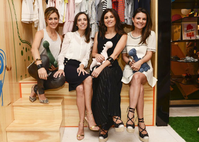 Cris Tamer, Lia Cintra, Natalie Klein e Sophia Alckmin - Foto: Fernando Godoy