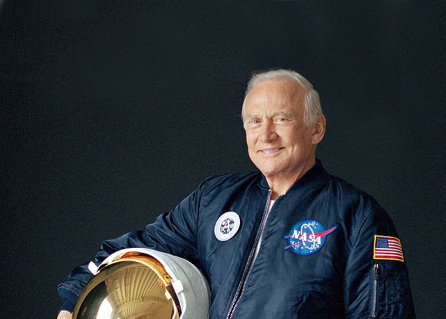 O astronauta  Buzz Aldrin - Foto: reprodução