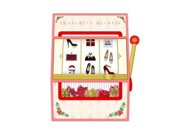 Um desenho da slot-machine virtual de Charlotte Olympia - Foto: reprodução