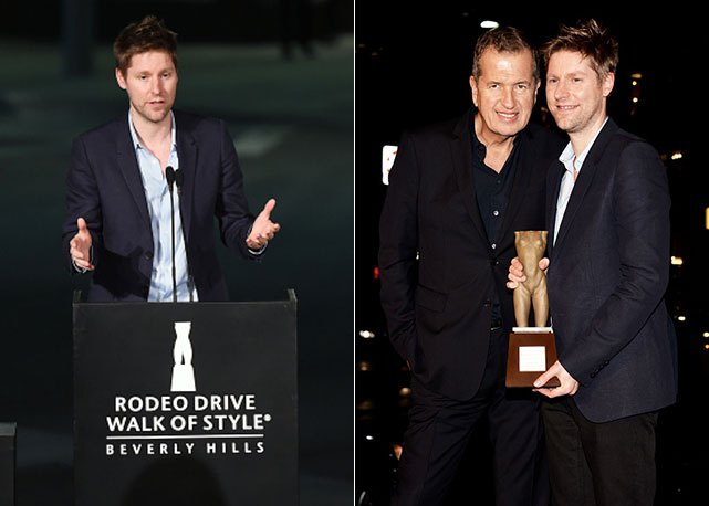 Christopher Bailey Rodeo Drive Walk of Style; Mario Testino e Christopher Bailey - Foto: Getty Images