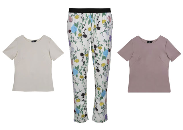 Blusa (R$ 79,90 cada) e calça (R$ 89,90) Llas para Riachuelo - Foto: divulgação 