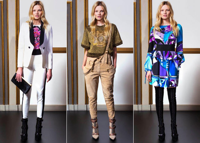 Looks do pre-fall 2014 de Emilio Pucci que também estará no trunk show - Fotos: divulgação