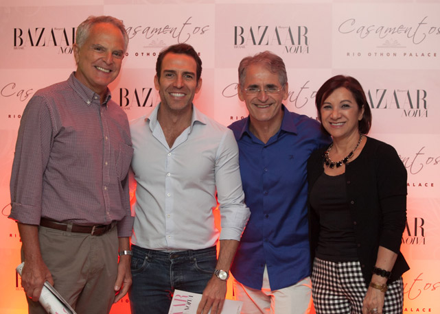 Da esquerda para a direita: Ricardo Stambowsky, Leonardo Araújo, Roberto Cohen e Sueli Bombieri - Fotos: divulgação