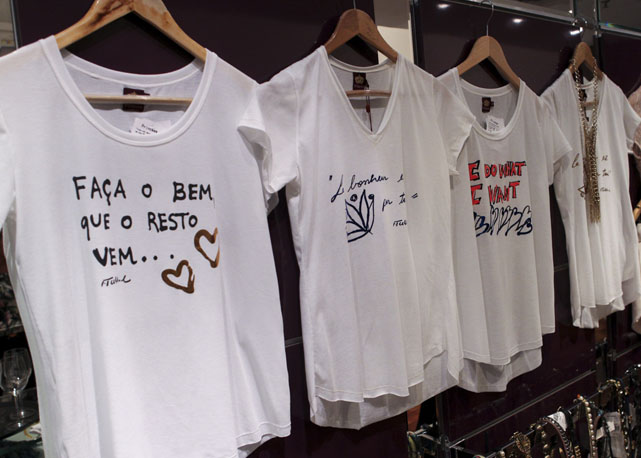 Camisetas da nova coleção da Princess - Foto: Julian Marques/Divulgação