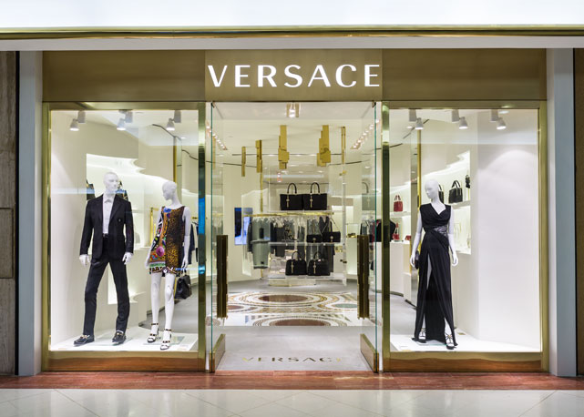 A fachada da nova loda da Versace - Foto: divulgação