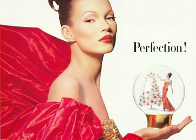 Kate Moss para Harper's Bazaar 1992 - Foto: Repodrução