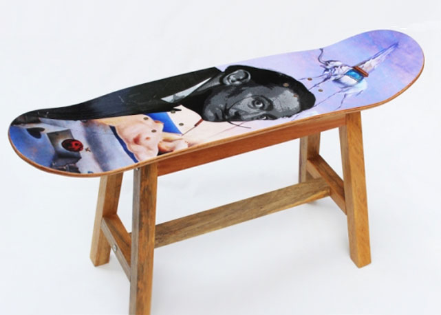 Skate Haus Banco Dali R$375 - Foto: divulgação
