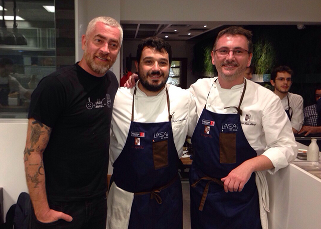 Alex Atala, Andoni Aduriz e Rafael Costa e Silva - Foto: Alexandra Forbes