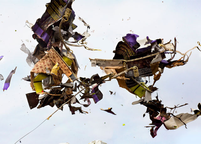 Explosão de uma Louis Vuitton Richard Prince  - Foto: divulgação