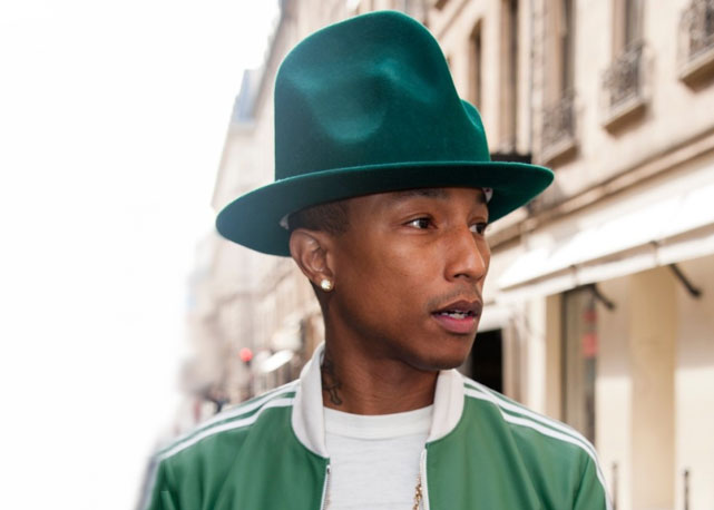 Pharrel Williams e sua coleção de mountain hat - Foto: reprodução